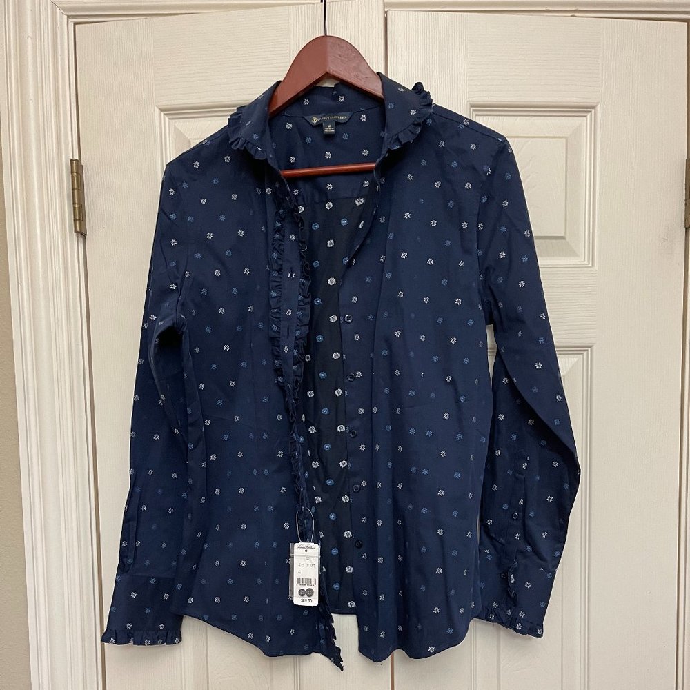 Brooks Brothers Women's Cotton Long Sleeve Shirt
